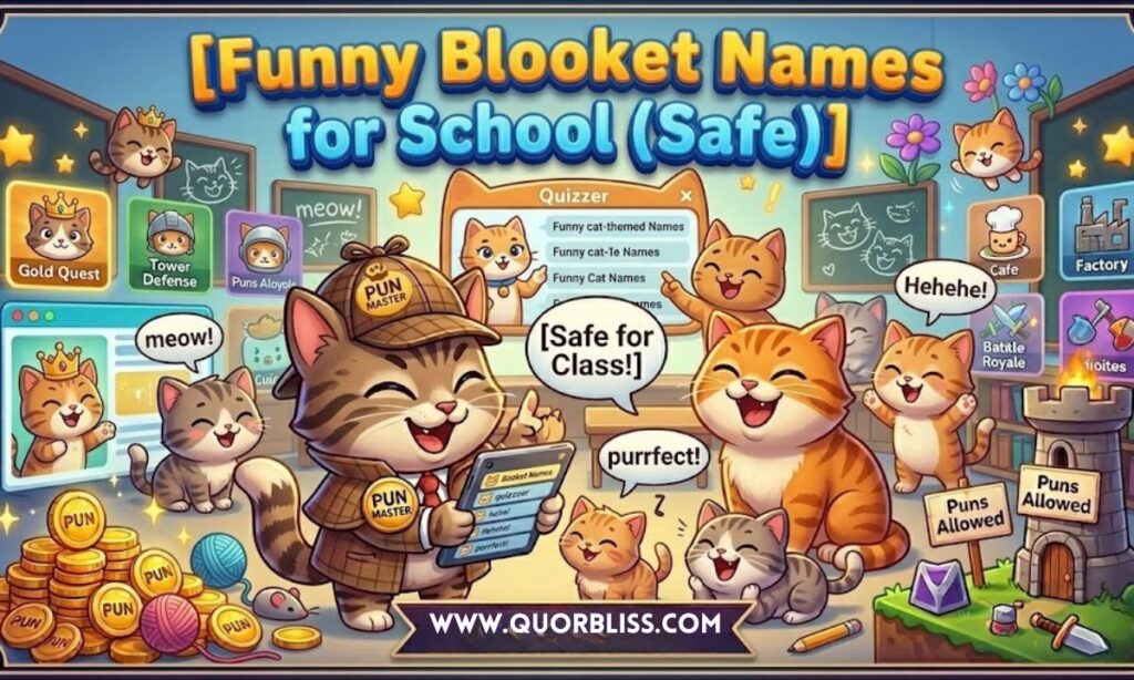 Funny Blooket Names for School (Safe)