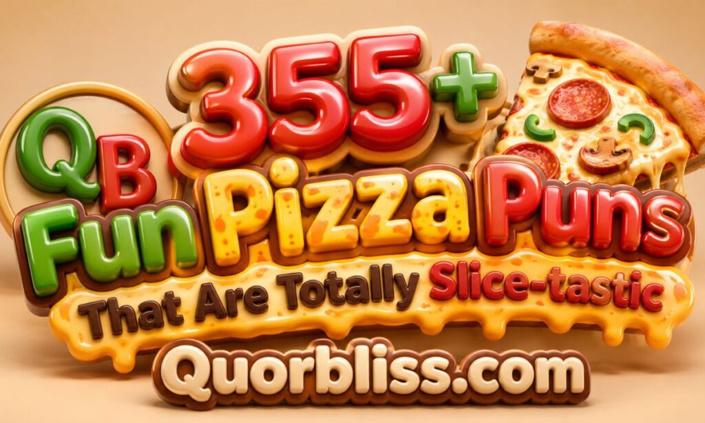 355+ Fun Pizza Puns That Are Totally Slice-tasticLove
