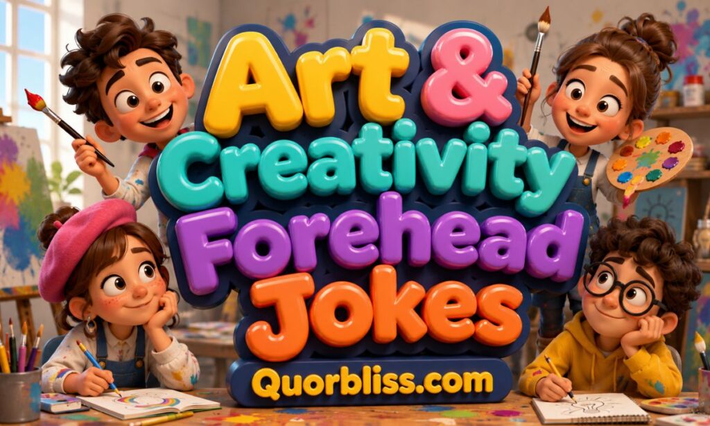 Art & Creativity Forehead Jokes
