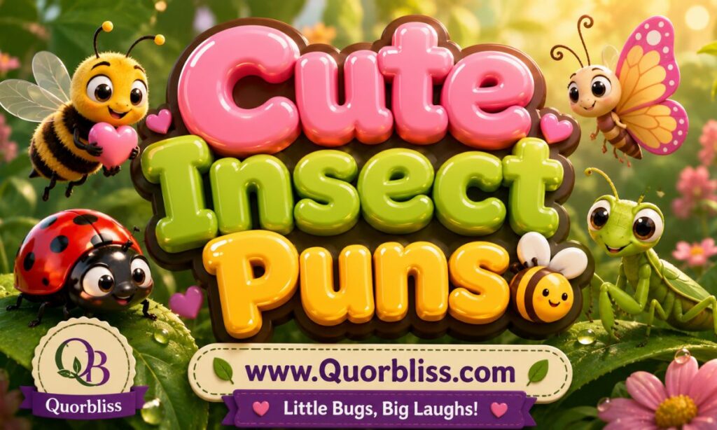 Cute Insect Puns 🐝