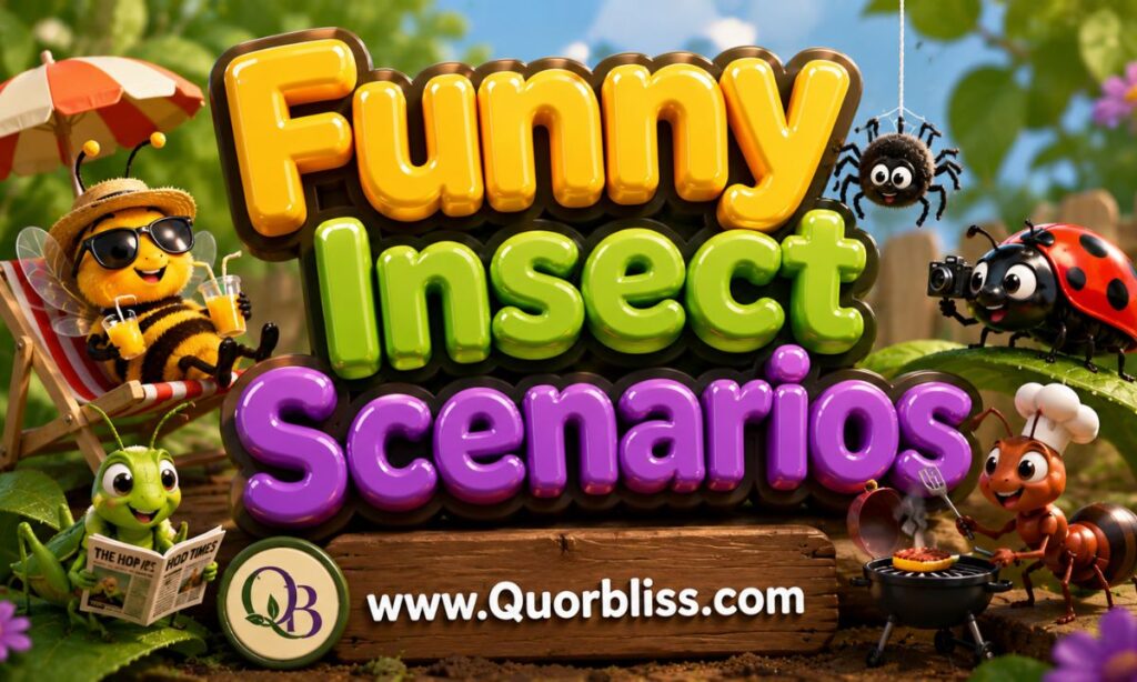 Funny Insect Scenarios 🕷️