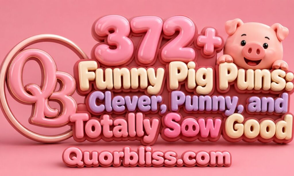 Funny Pig Puns