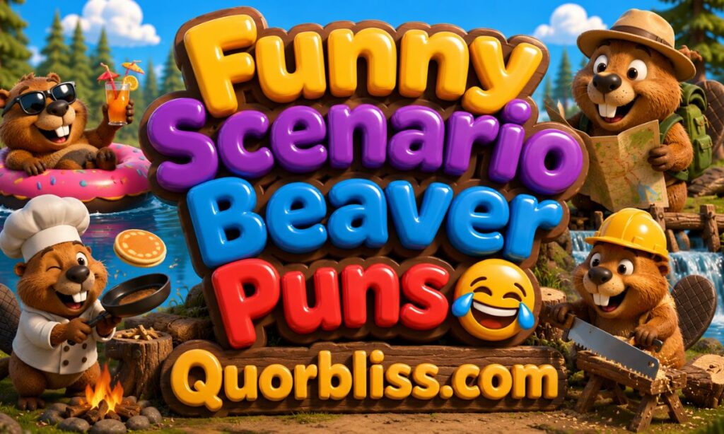 Funny Scenario Beaver Puns 😂