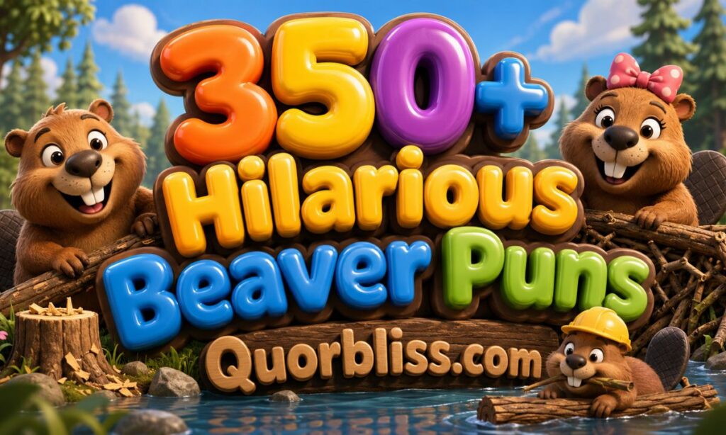 Hilarious Beaver Puns