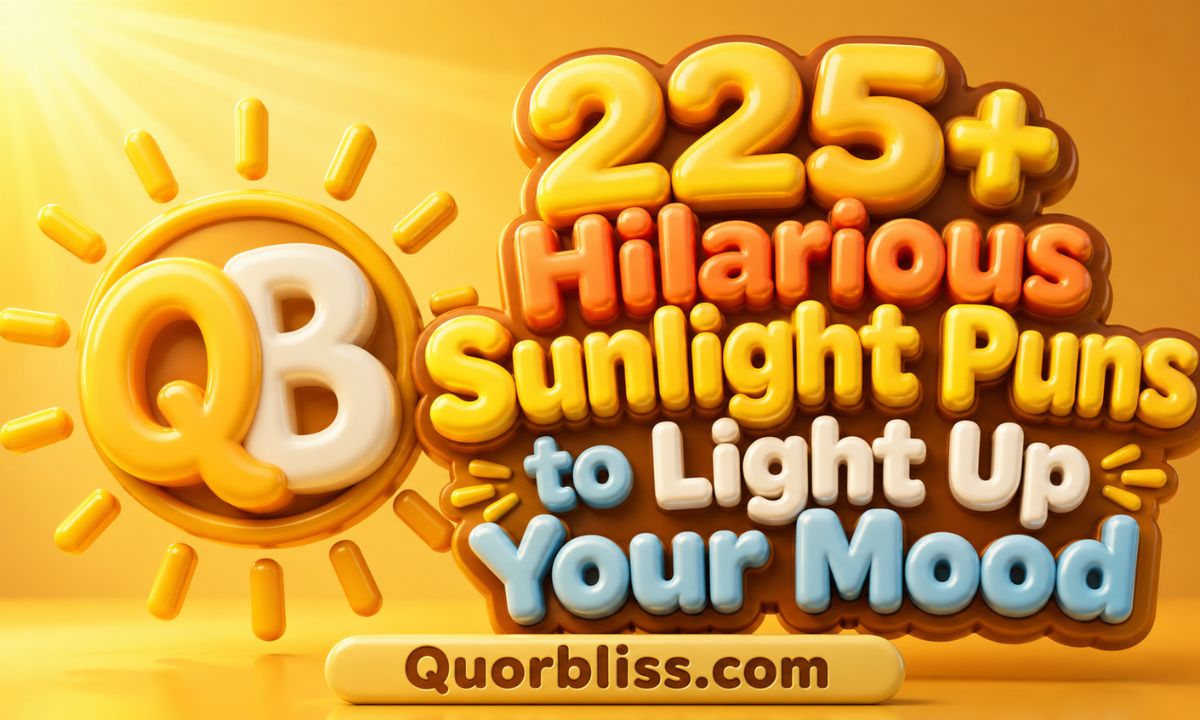 Hilarious Sunlight Puns