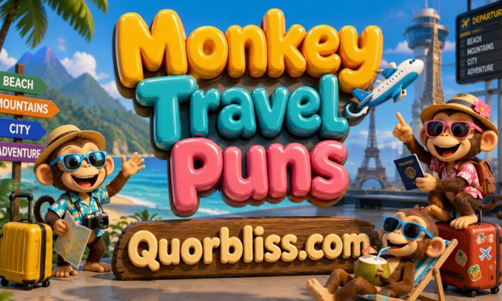 Monkey Travel Puns 