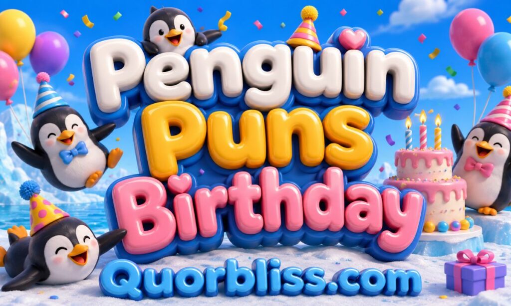 Penguin Puns Birthday
