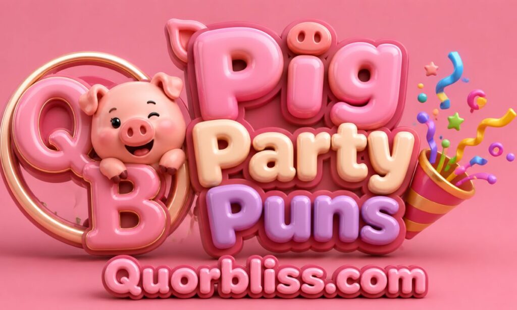 Pig Party Puns 🎉