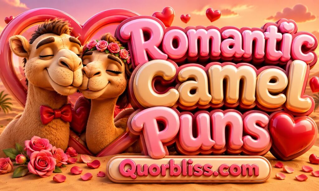 Romantic Camel Puns ❤️