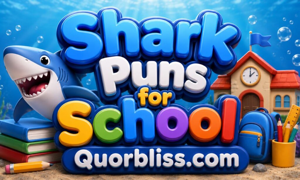 Shark Puns for School