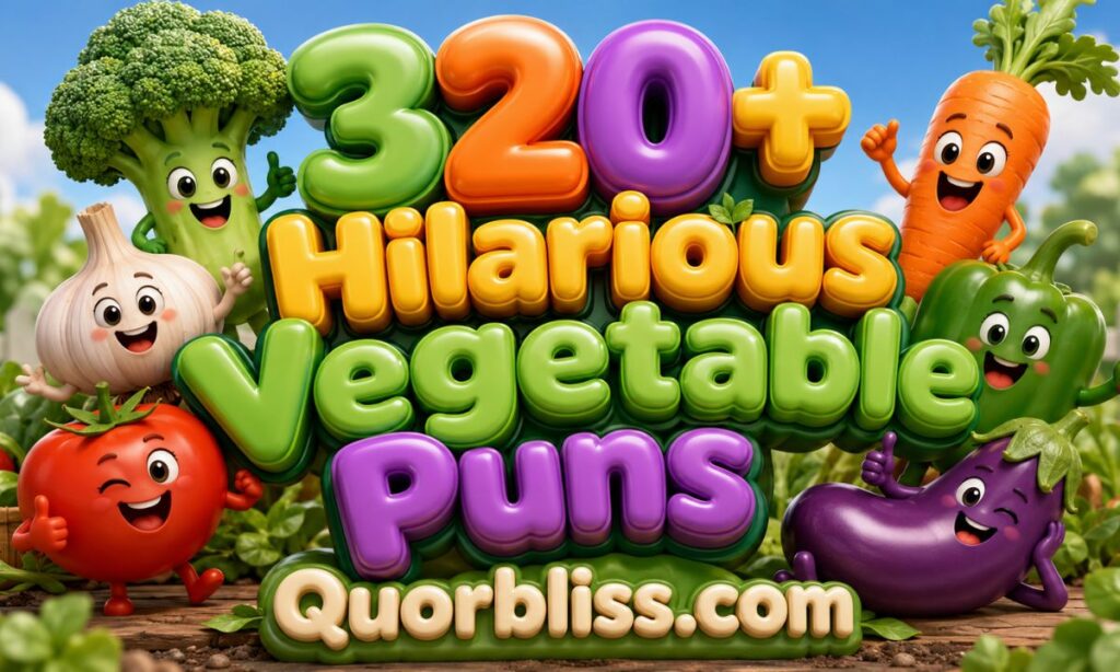 320+ Hilarious Vegetable Puns