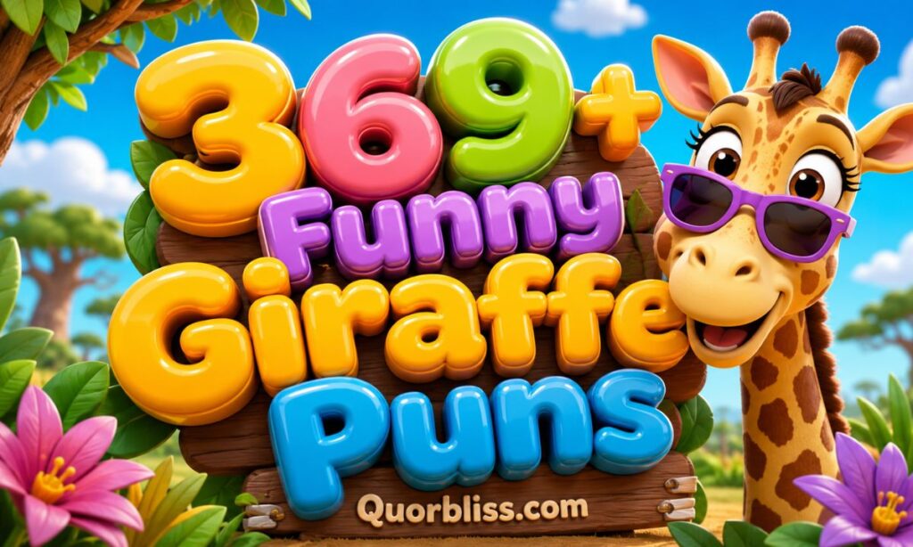 369+ Funny Giraffe Puns