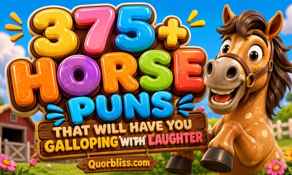 375+ Horse Puns