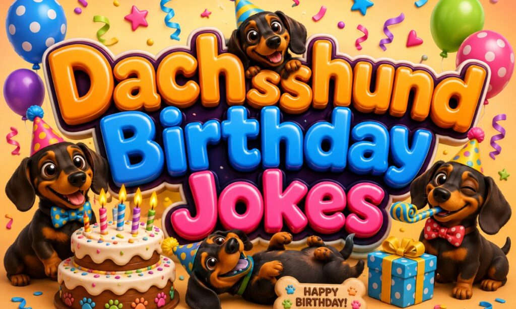Dachshund Birthday Jokes