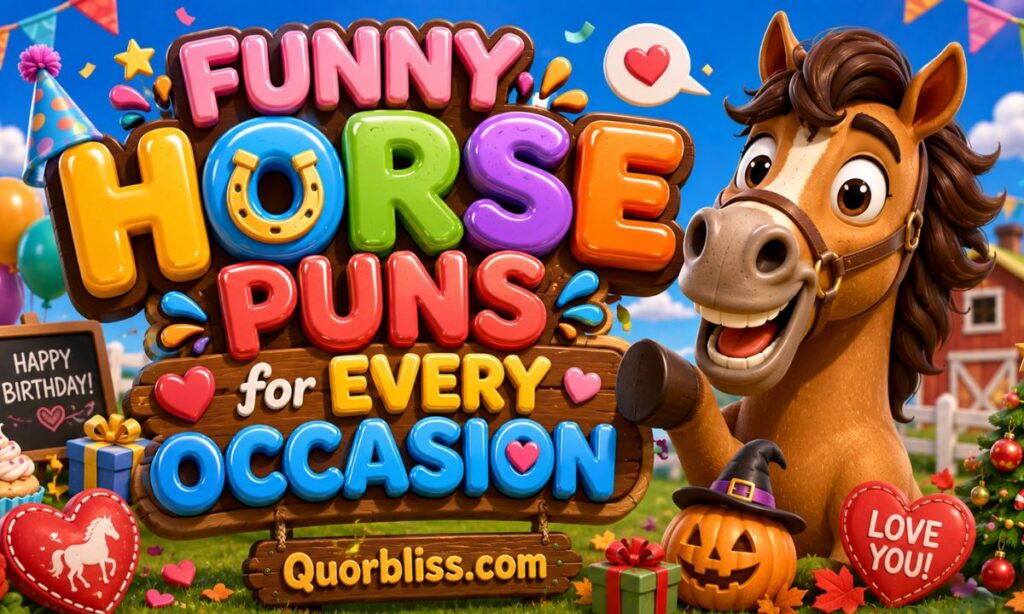 Funny Horse Puns for Every Occasion
