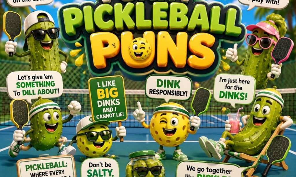 Funny Pickleball Puns
