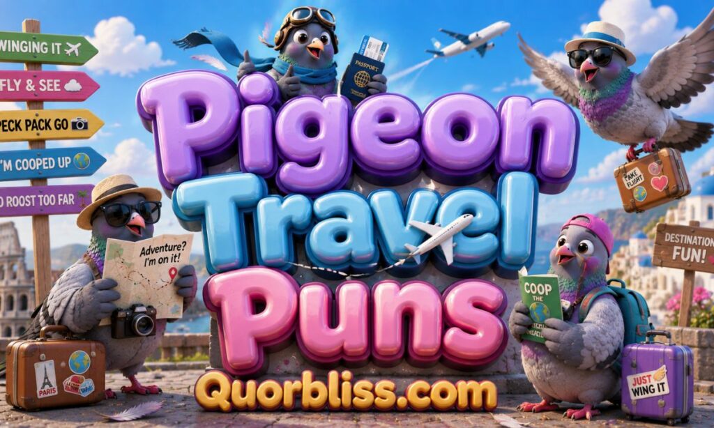 Pigeon Travel Puns ✈️