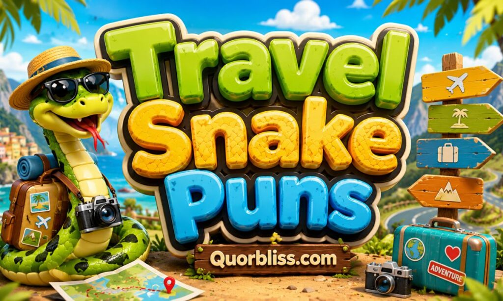 Travel Snake Puns
