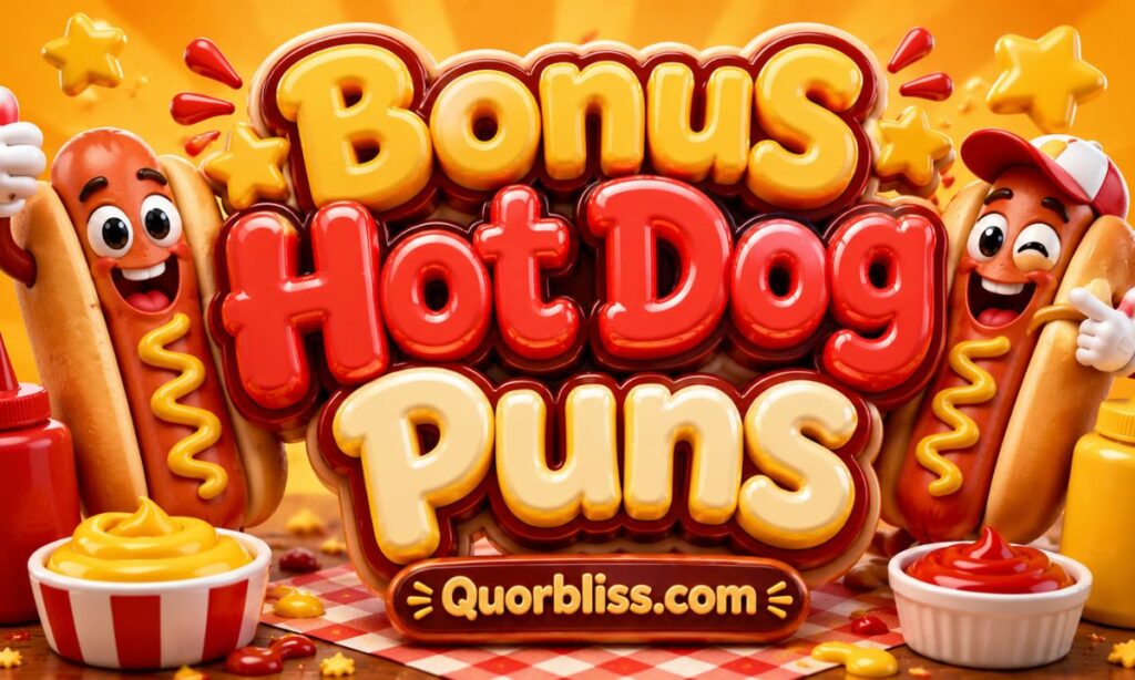 Bonus Hot Dog Puns