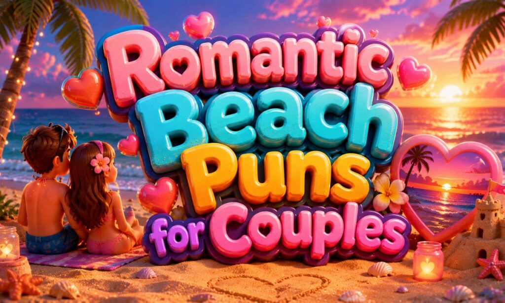 Romantic Beach Puns for Couples