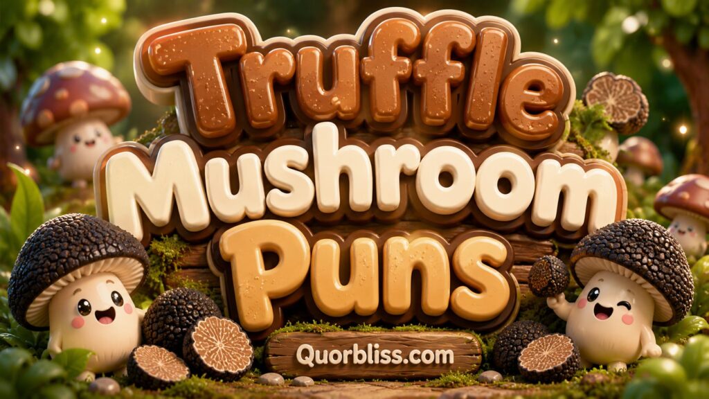 Truffle Mushroom Puns